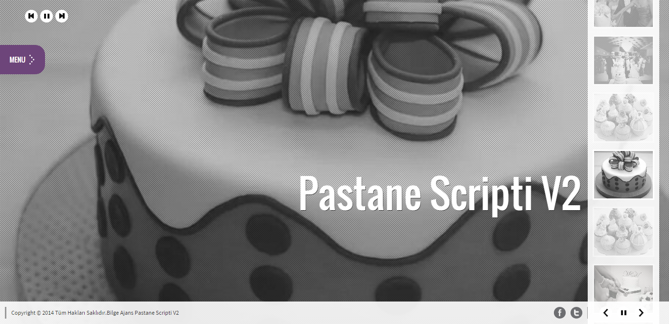 Bilge Ajans Pastane V2 Tasarımı